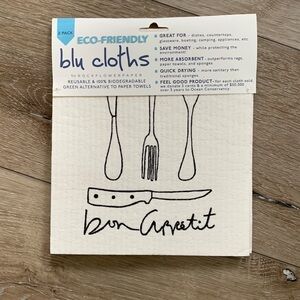 Eco-Friendly Blu Cloths- Bon Appetit & Time To Bake Towels